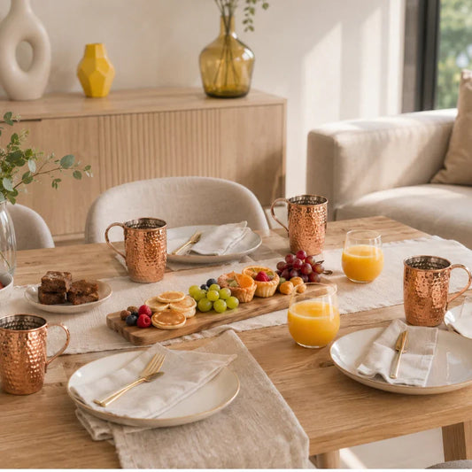 Alma Pure™ · Mug in Puro Rame Martellato