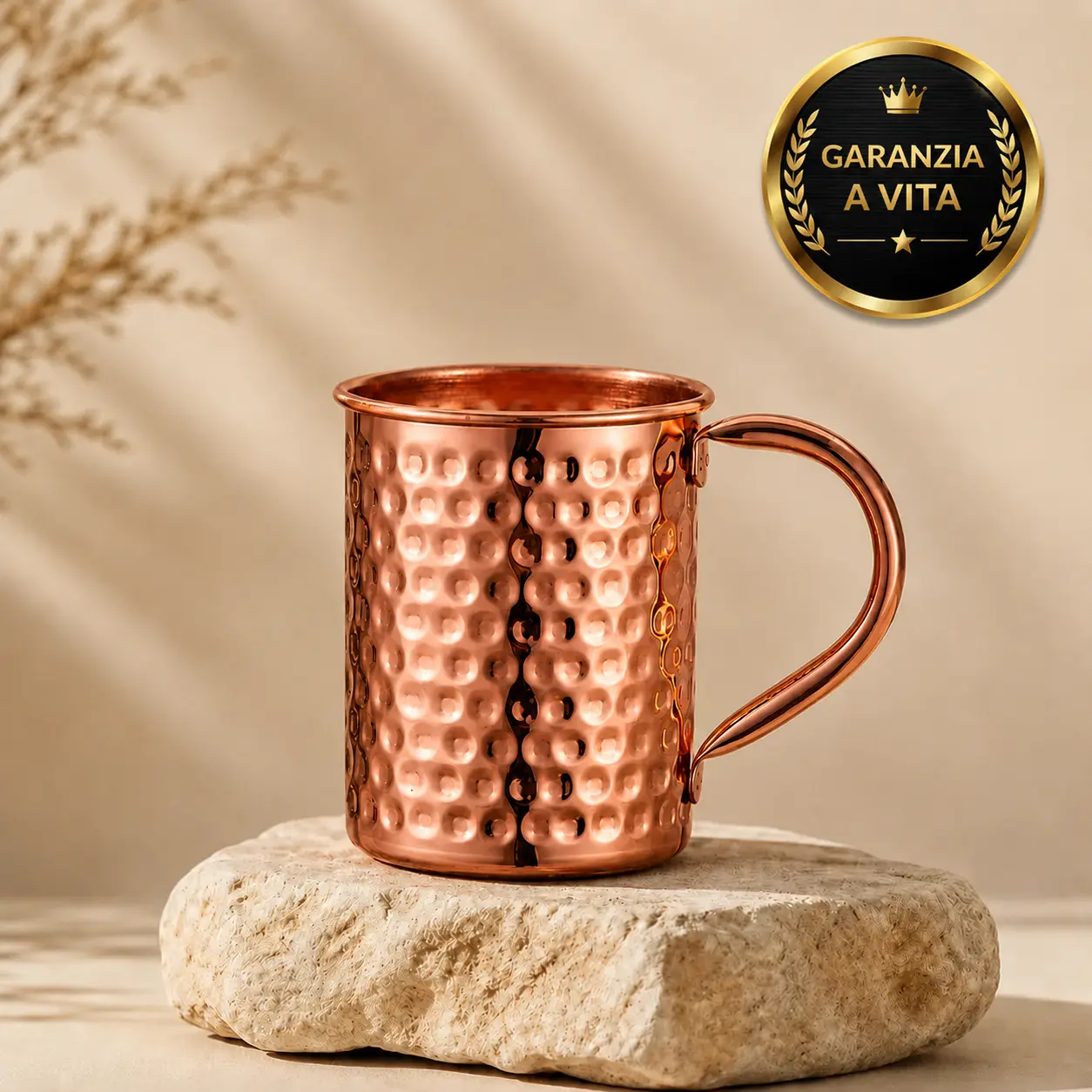 Alma Pure™ · Mug in Puro Rame Martellato