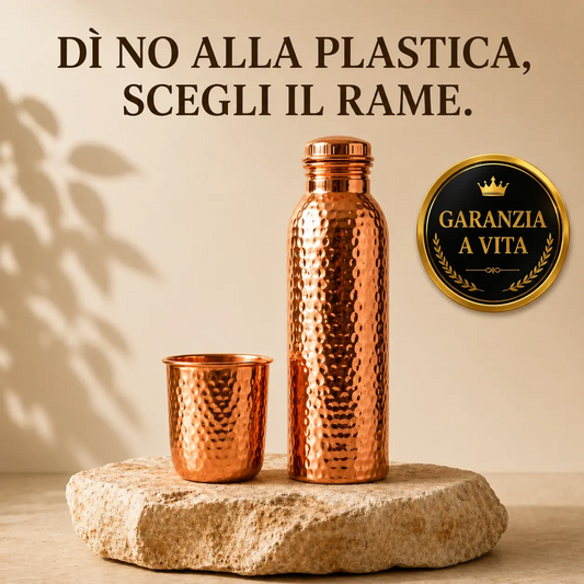 Alma Pure™ · Borraccia in Rame · Acqua Purificata Naturalmente